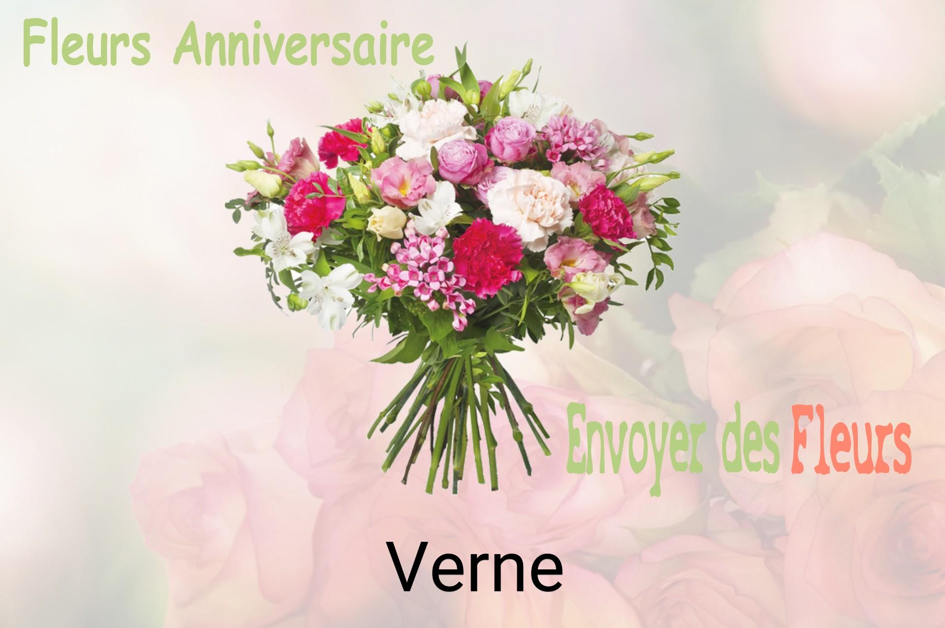 Bouquet de fleurs d’anniversaire livré à Verne