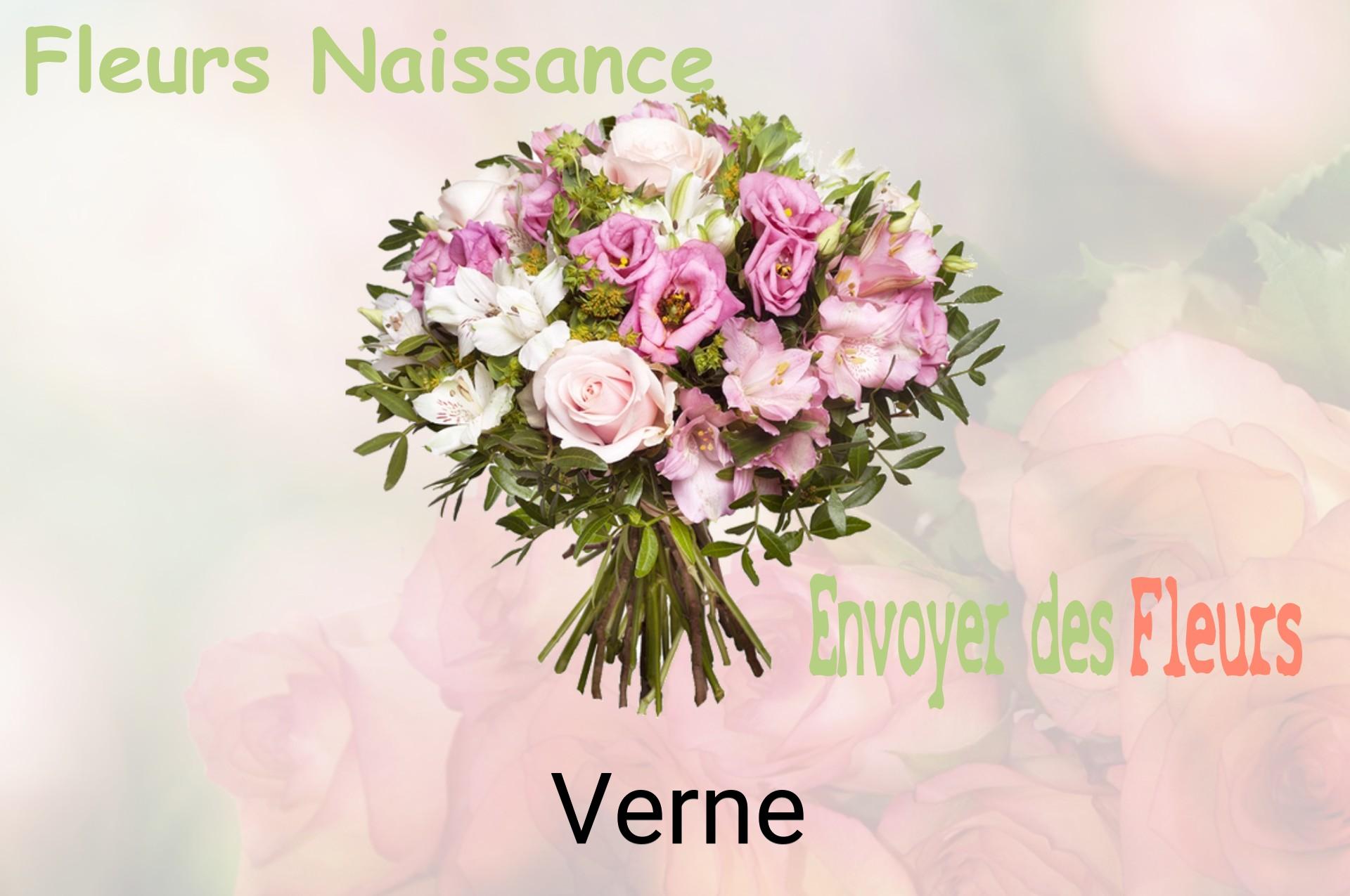 Bouquet de fleurs de naissance livré à Verne