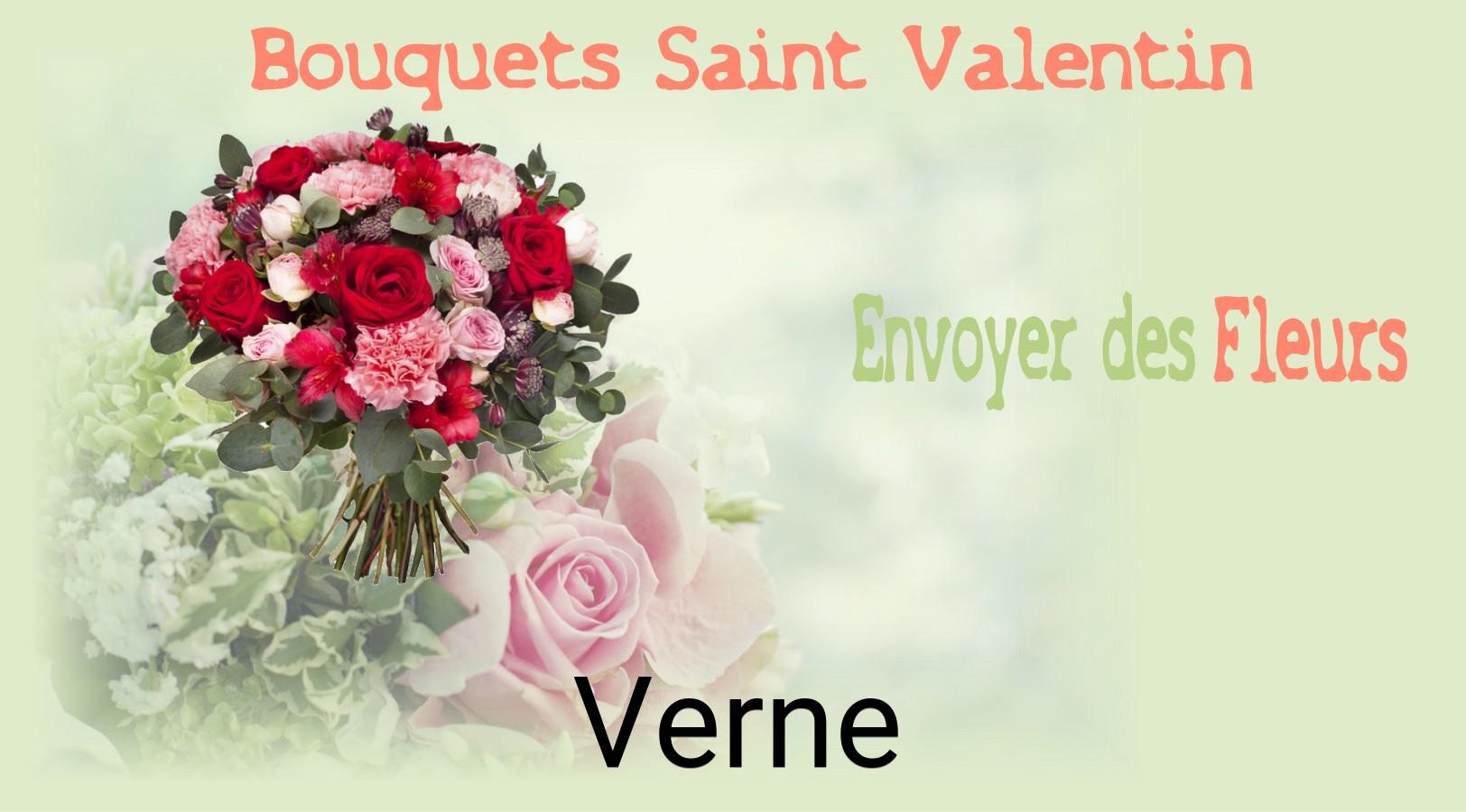 Roses de Saint-Valentin livrées à Verne